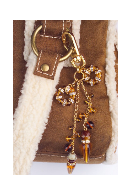 Perles tchèques polies au feu - Pendentif en cristal perlé tutoriel gratuit (PDF)